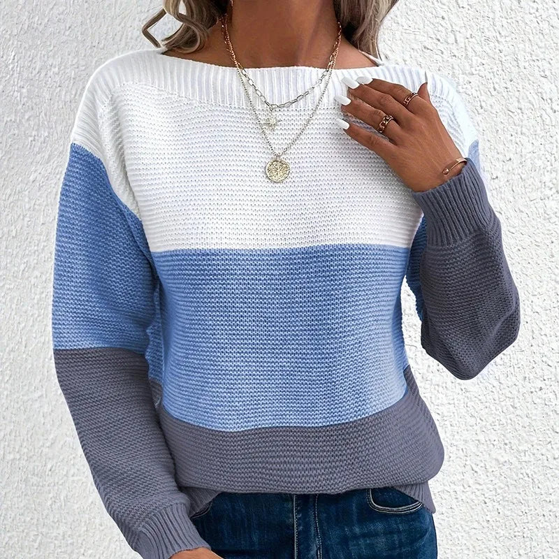 Jenna - Rundhalsausschnitt Pullover