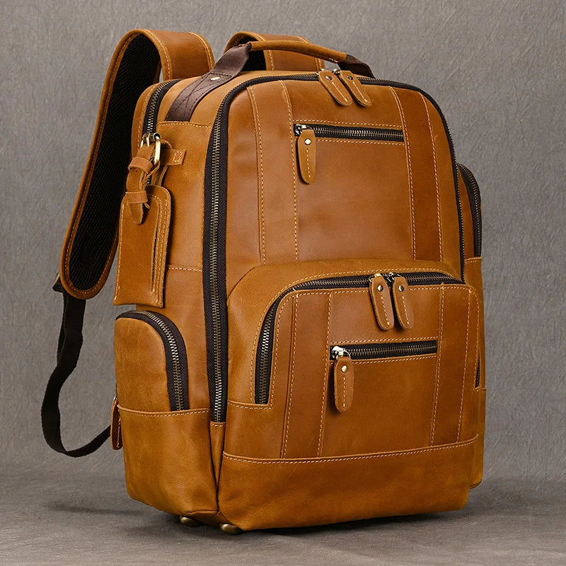 SummitCarry – Vintage Reiserucksack Aus Rindsleder