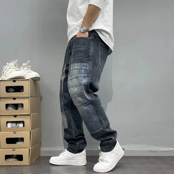 Laurent – Flickwerk Jeans Aus Denim