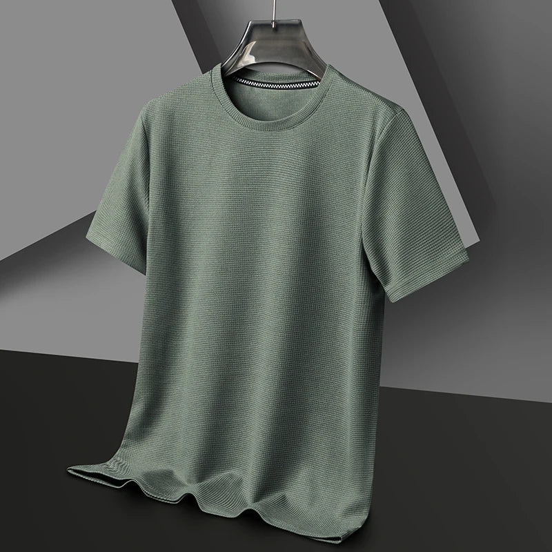 Michalis - Elegantes Kurzarm-T- Hemd