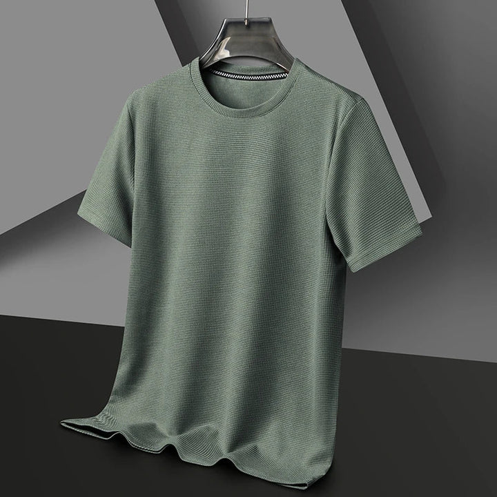 Michalis - Elegantes Kurzarm-T- Hemd