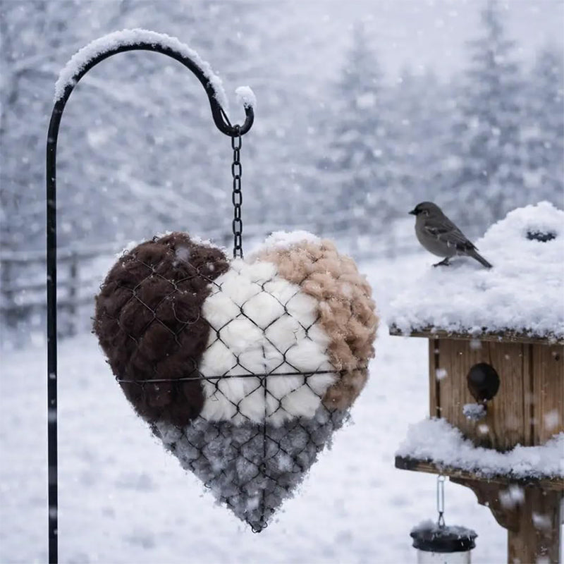 NestHeart – Weiches Vogelherz für den Garten