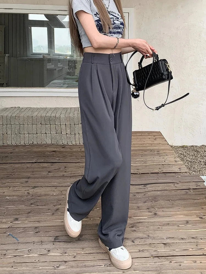 Susanne - Lockere Hose Mit Hoher Taille