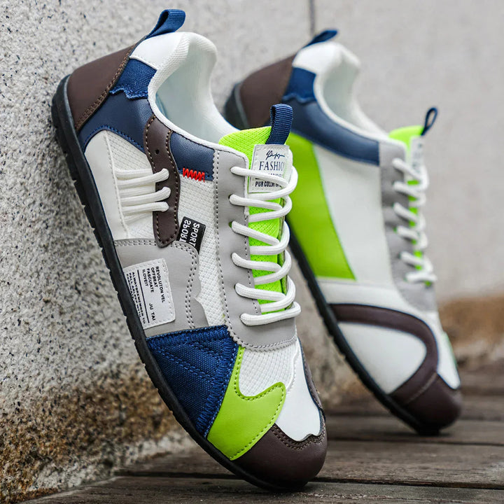 Reinders – Patchwork Turnschuh mit Schnürung