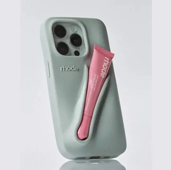 LuxeLoop – iPhone-Silikonhülle mit Lippenstifthalter