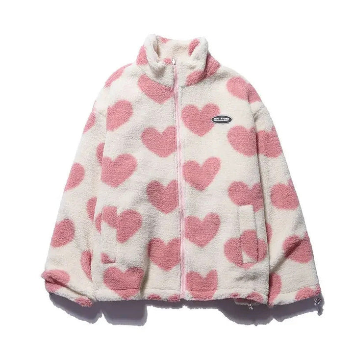Kanika – Wendejacke Mit Herz Muster