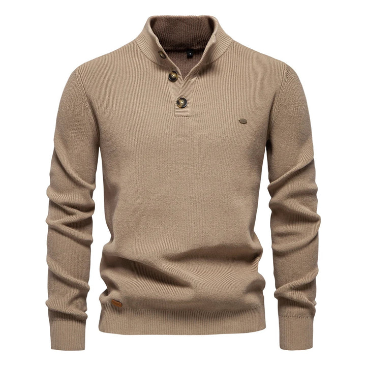Szczerba - Pullover Mit Knopf Gestaltung