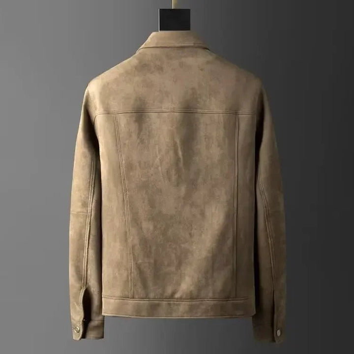 Maceo - Bequeme Lederjacke Mit Vorderseite Taschen