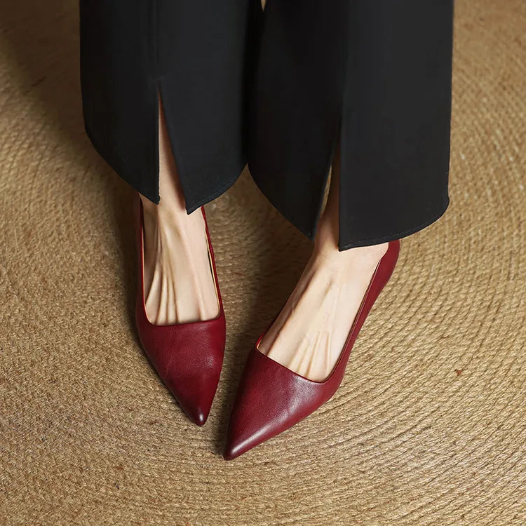 Samra – Pumps Aus Echtem Leder