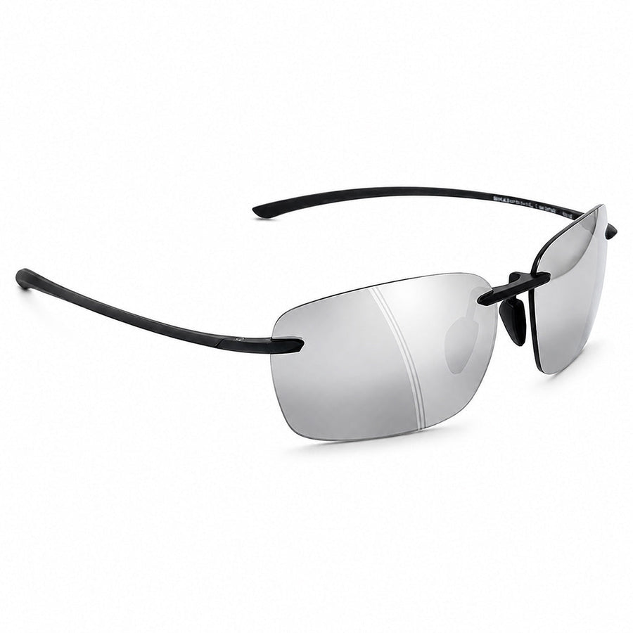 Zenvora – Moderne, Rahmenlose, Rechteckige Spiegel-sonnenbrille