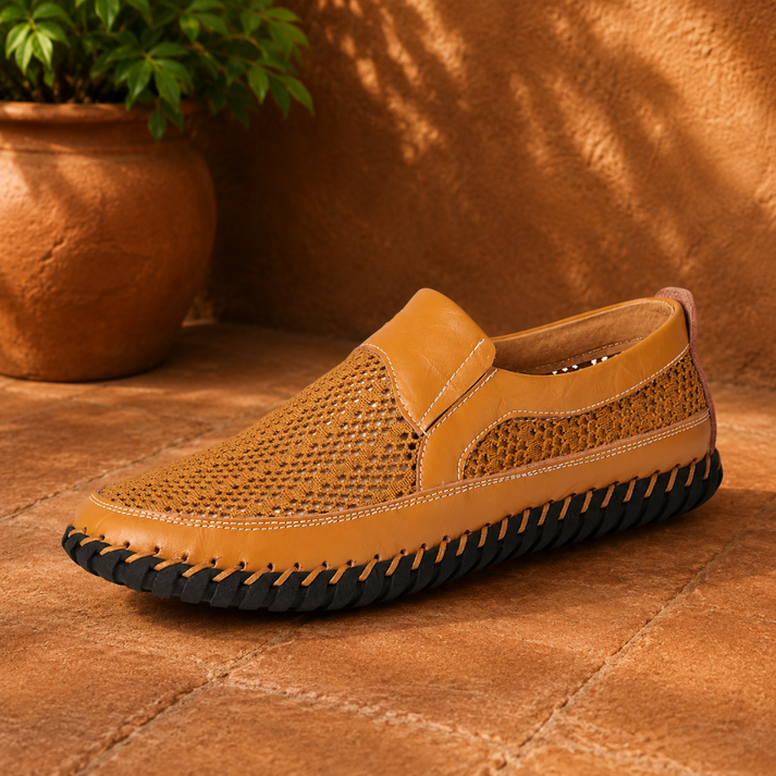 Joerg – Slip-On Loafer Aus Leder Und Mesh