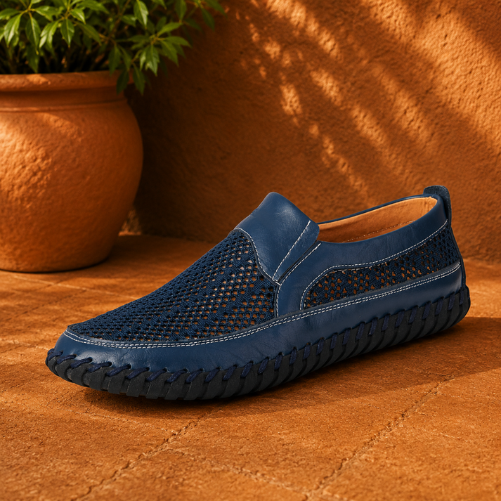 Joerg – Slip-On Loafer Aus Leder Und Mesh