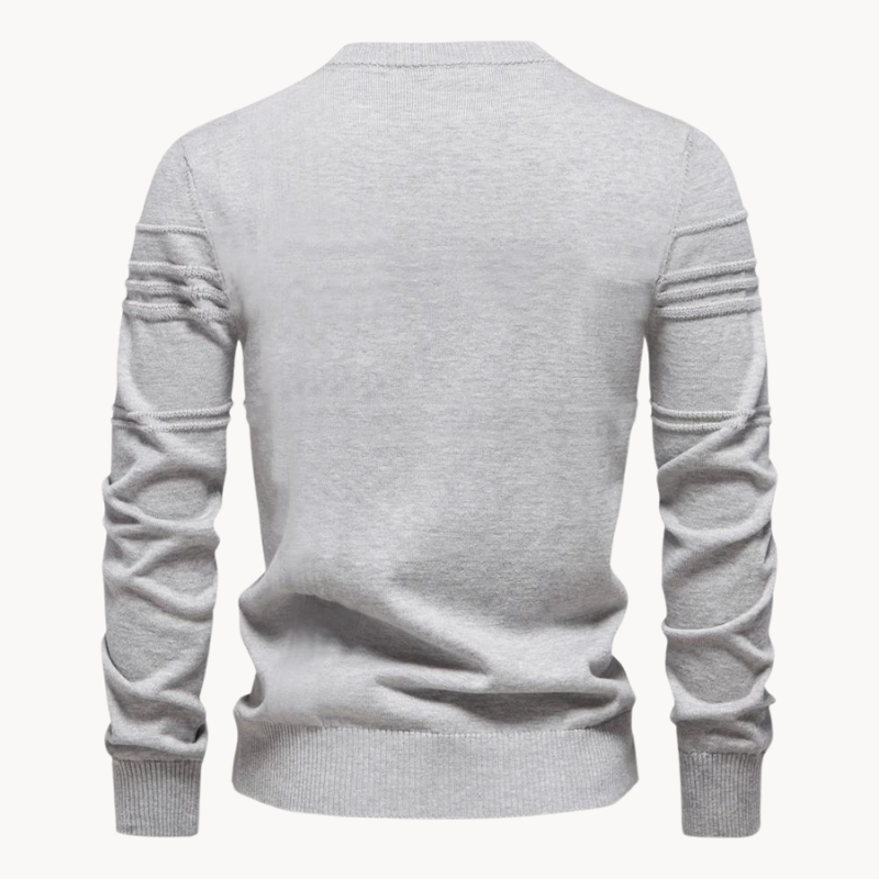 Ionel – Pullover Mit Rundhalsausschnitt Und Kreuzmuster