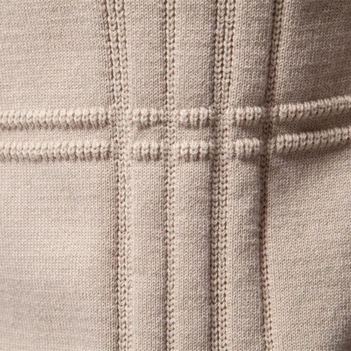 Ionel – Pullover Mit Rundhalsausschnitt Und Kreuzmuster