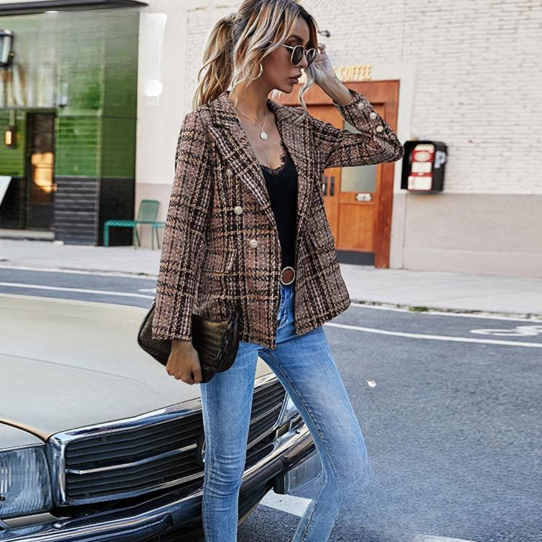 Pierina - Vintage Langarm Blazer