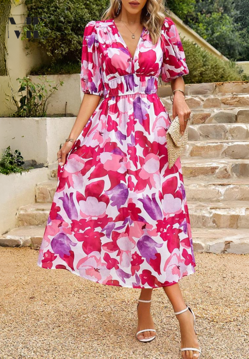 Hannah - Geblümtes Kleid
