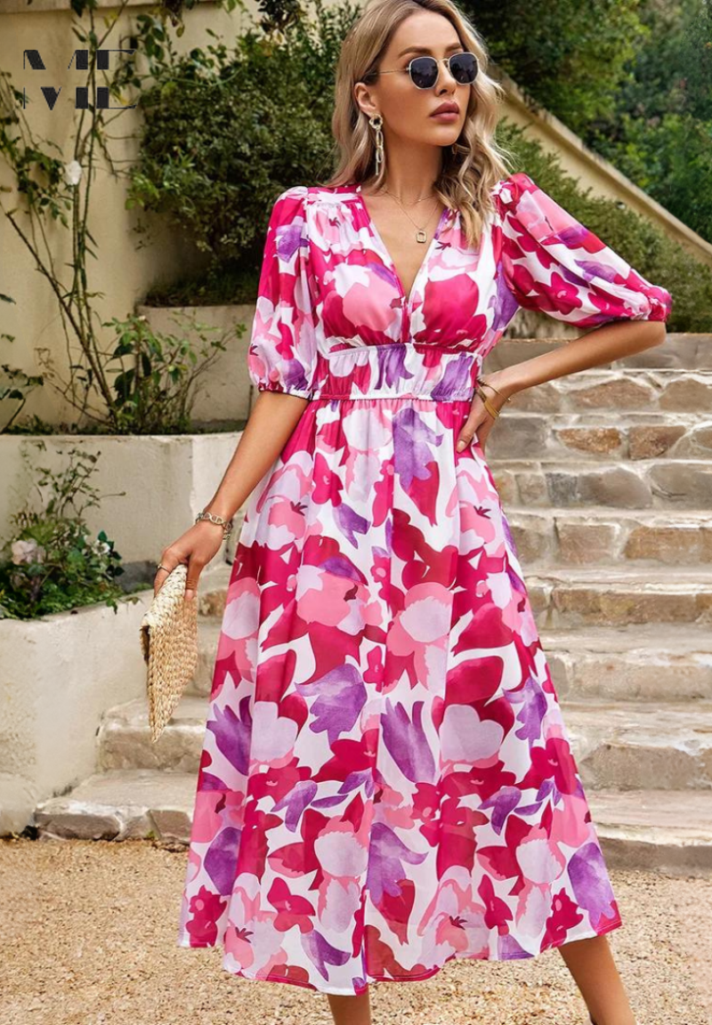 Hannah - Geblümtes Kleid