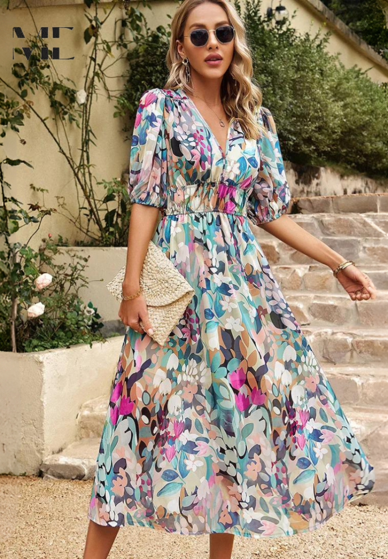 Hannah - Geblümtes Kleid