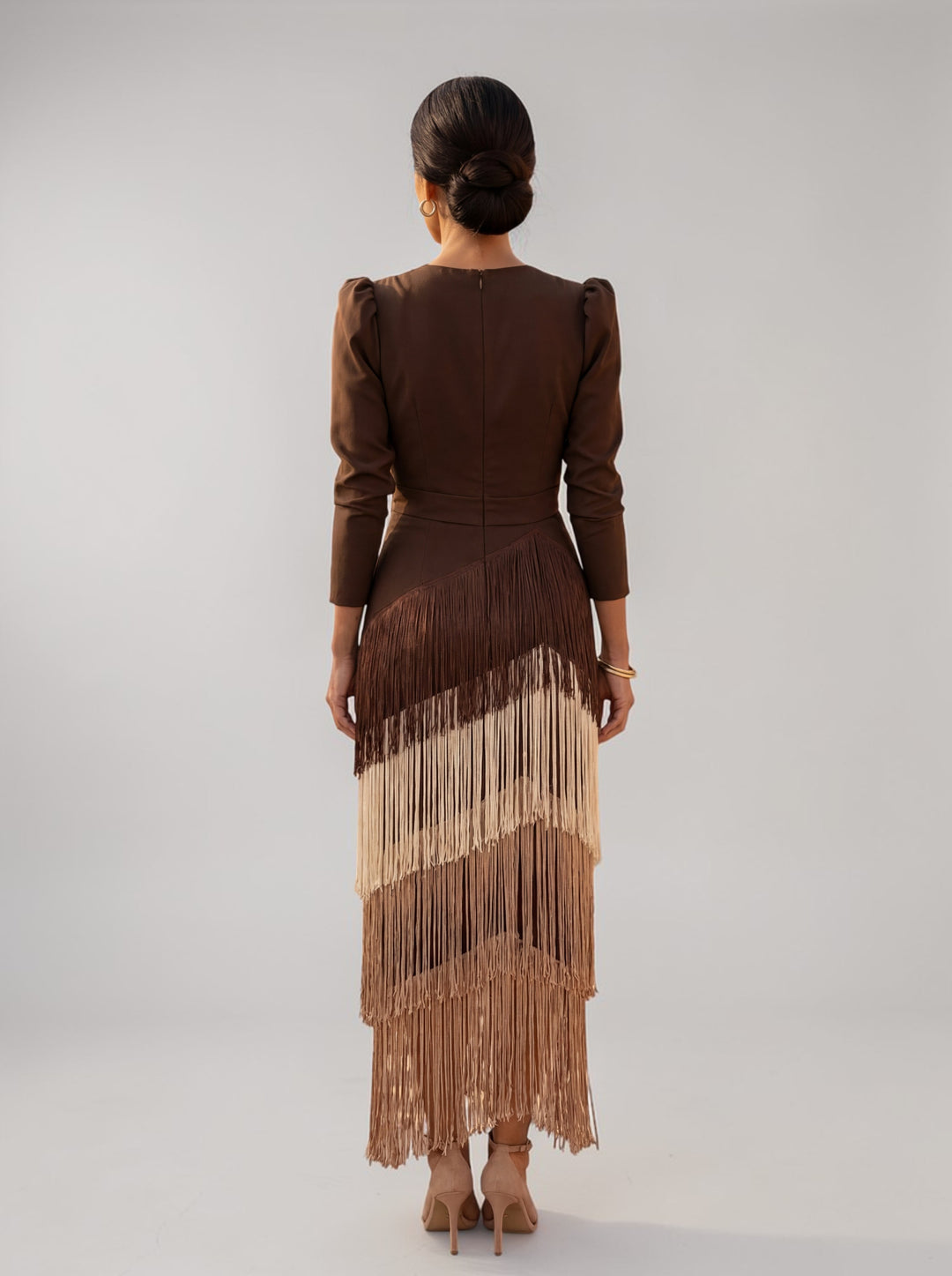 Rylanya – Elegantes Kleid Mit Fransen