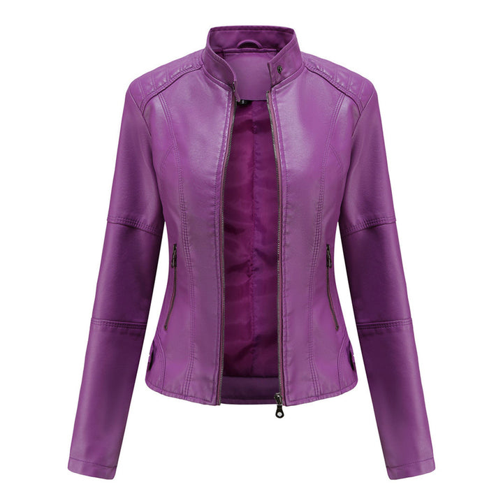 Hanneke - Stylische Leder Jacke