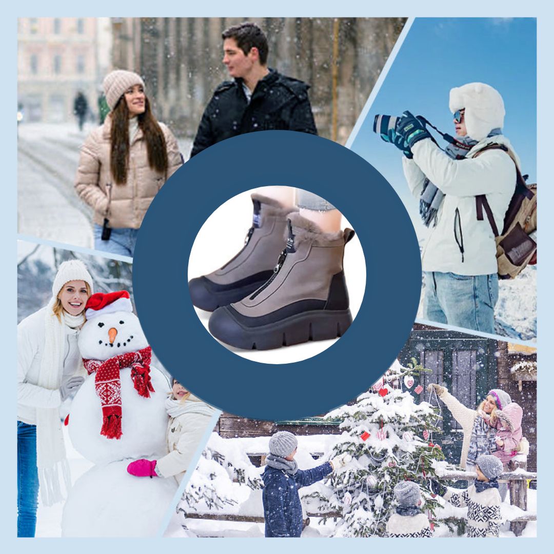 Zoharit - Wasserdichte Stiefeletten Mit Dicker Sohle