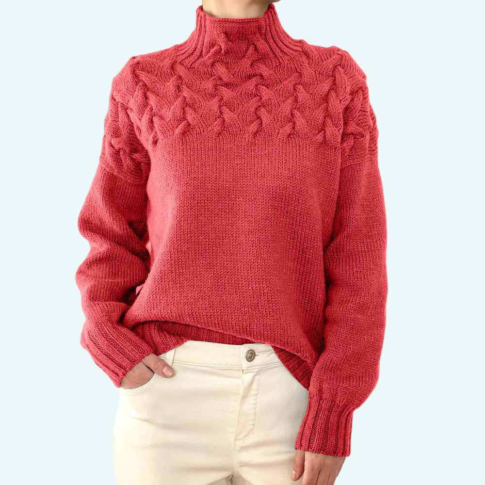 Farrah - Eleganter Strickpullover Mit Rollkragen