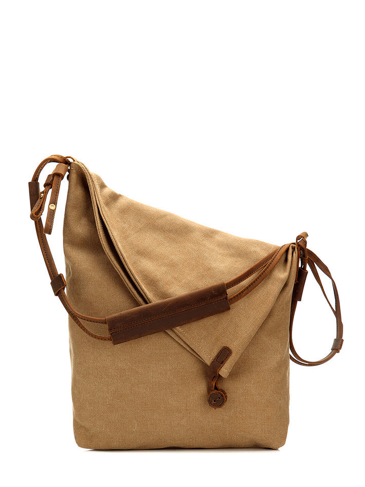 Liraine – Umhängetasche Aus Canvas Und Leder