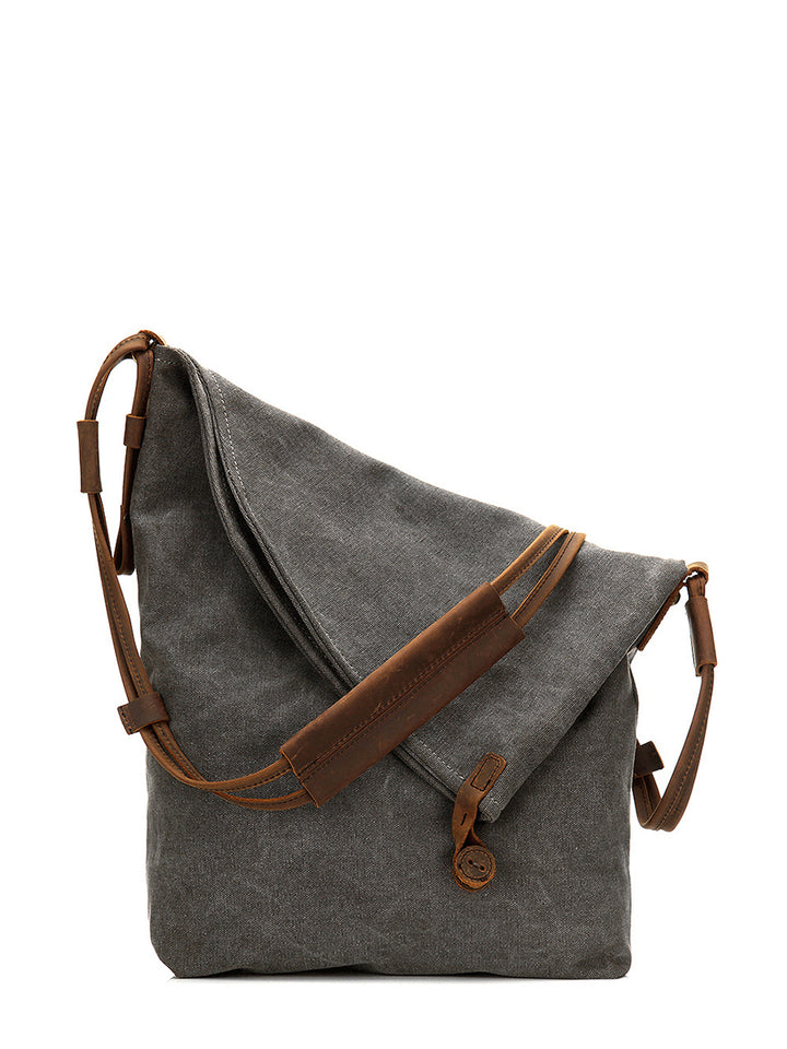 Liraine – Umhängetasche Aus Canvas Und Leder
