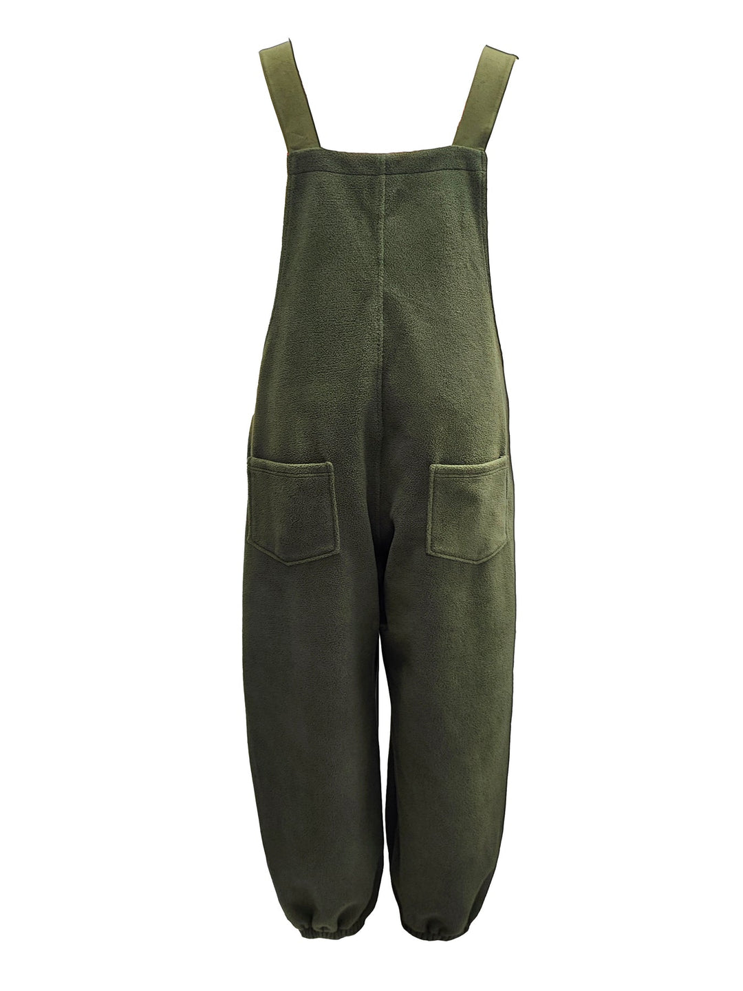 Clarice - Lose Passform Distressed Denim Latzhose