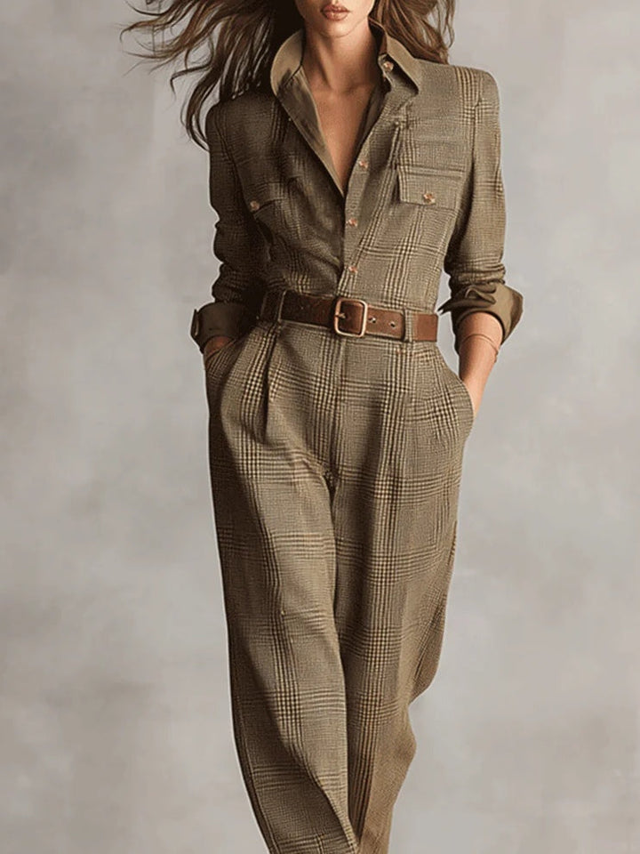 Jenya – Elegante Jumpsuits mit Knöpfen und Taschen