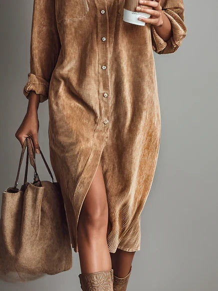 Zilke – Hemdkleid Mit Fronttaschen