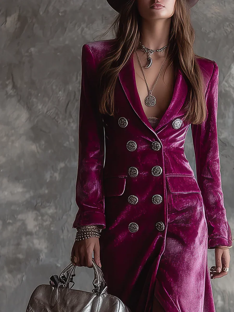 Kaija – Maxi Kleid Aus Samt