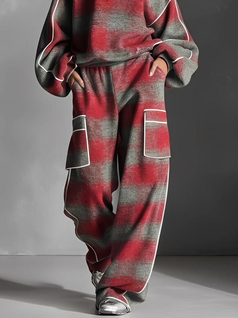 Naevia – Zweiteiliges Karo-Set