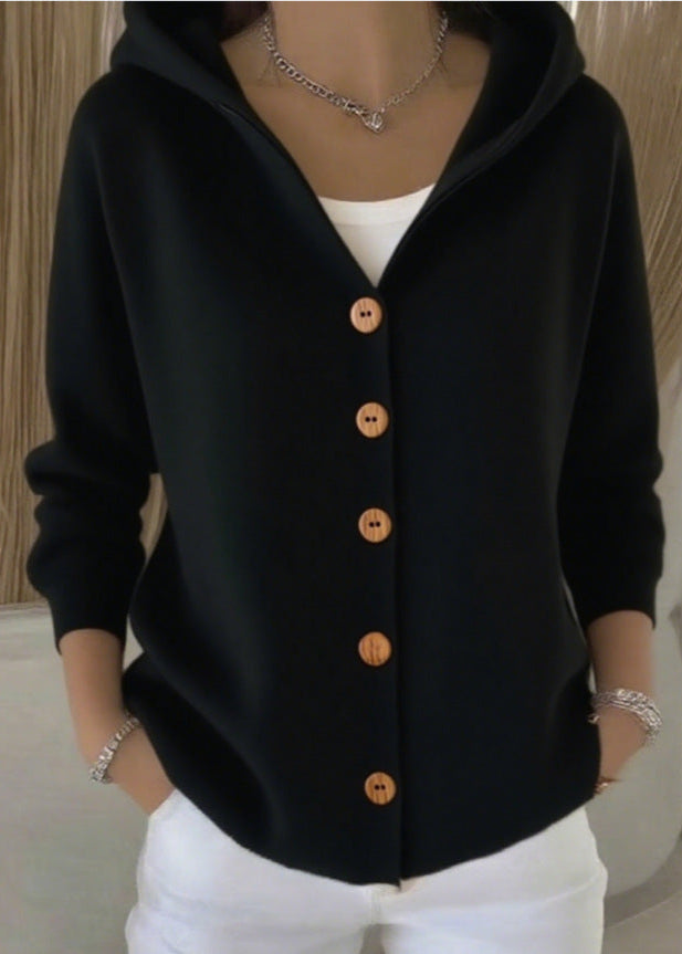 Kaley - Eleganter Strickjacke Mit Langen Ärmeln