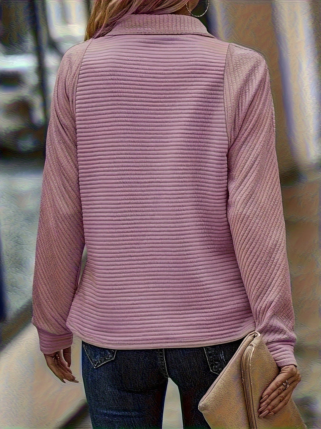 Marthe – Strickpullover Mit Reißverschluss