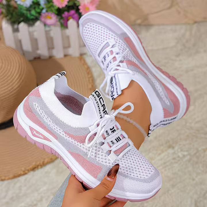 Loreta - Atmungsaktive Mesh Sneaker Mit Farbverlauf