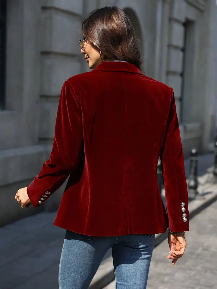 Elīna – Modischer Samt Blazer