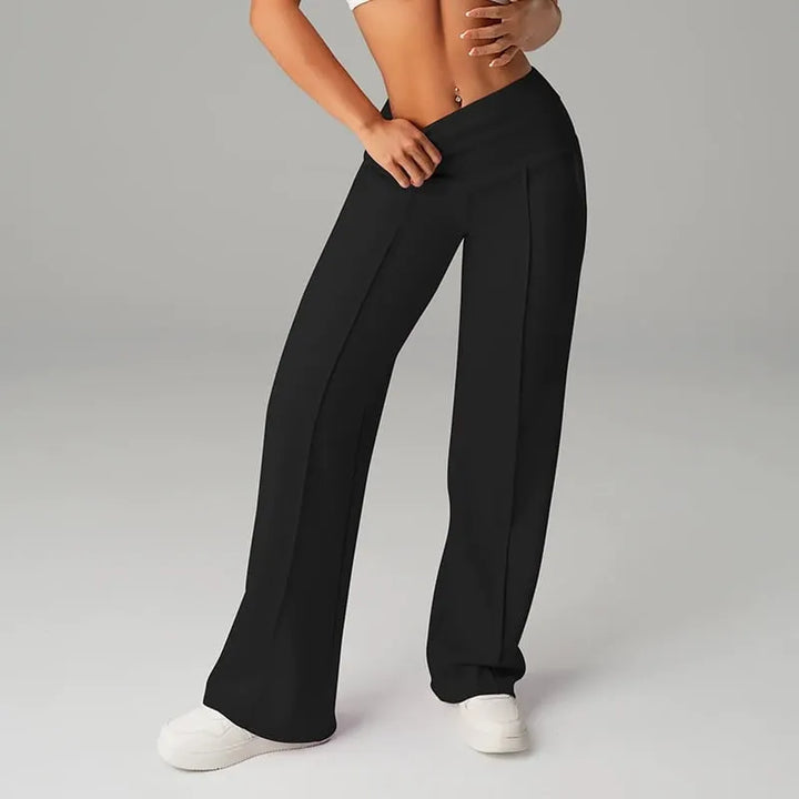Alimatou - Gerade Sitzende Hose Mit Weitem Bein