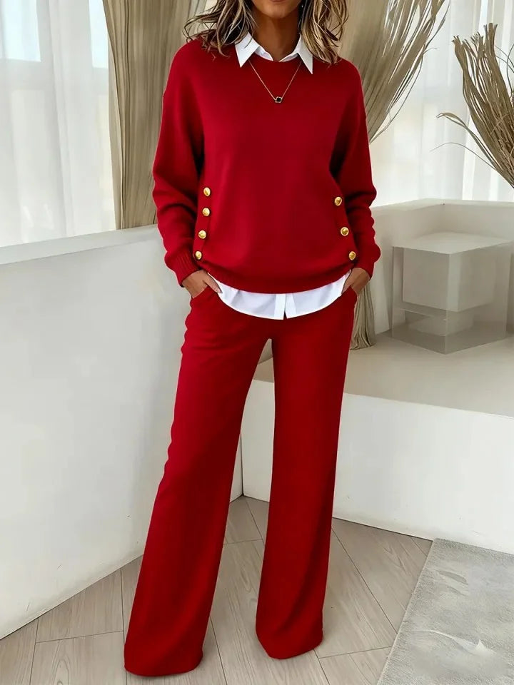 Pavetta - Bequemes Set Aus Langarmpullover Und Hose