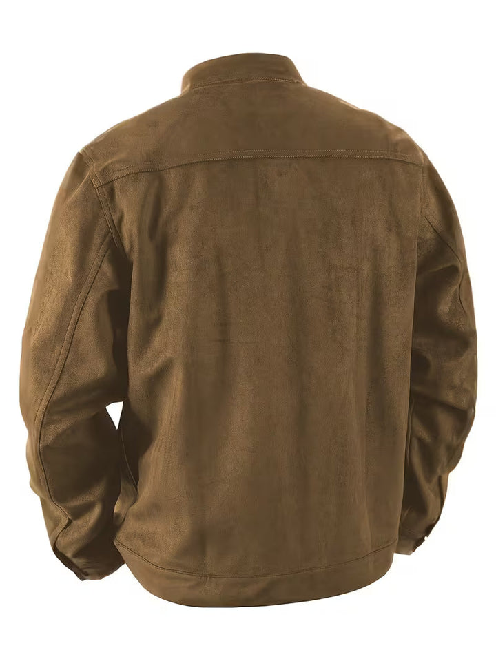 Jelil – Wildleder Jacke Mit Zwei Vordertaschen
