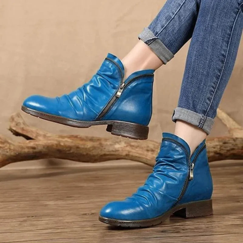 Lianella – Orthopädische Stiefeletten Mit Reißverschluss