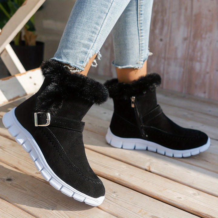 Adriany - Winter Stiefel Mit Dicker Sohle