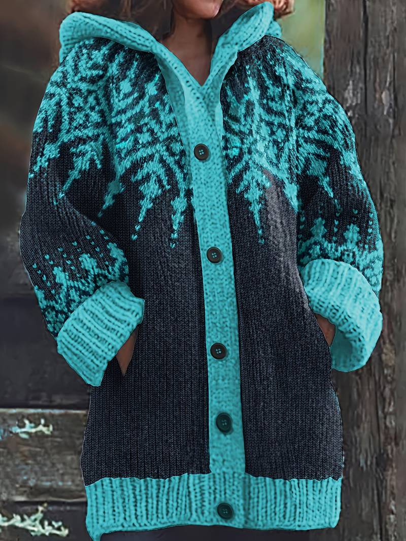 Hadassah - Eleganter Wintermantel Aus Stoff in Oversize Passform