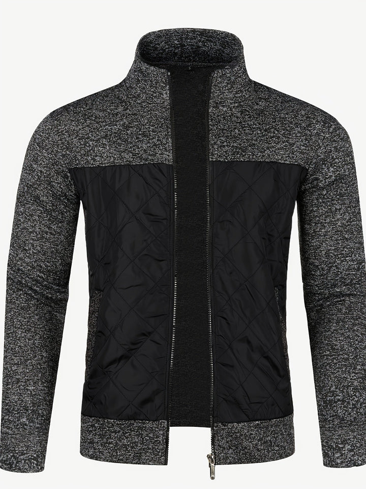 Grzegorz – Langärmelige Strickjacke Mit Reißverschluss
