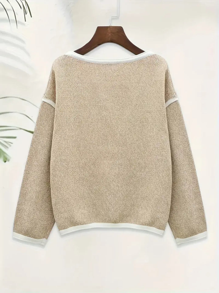 Giselda - Rundhals Strickpullover
