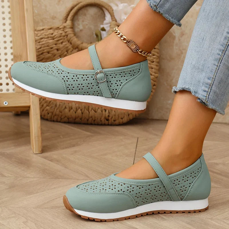 Jewell - Atmungsaktive Orthopädische Lederschuhe