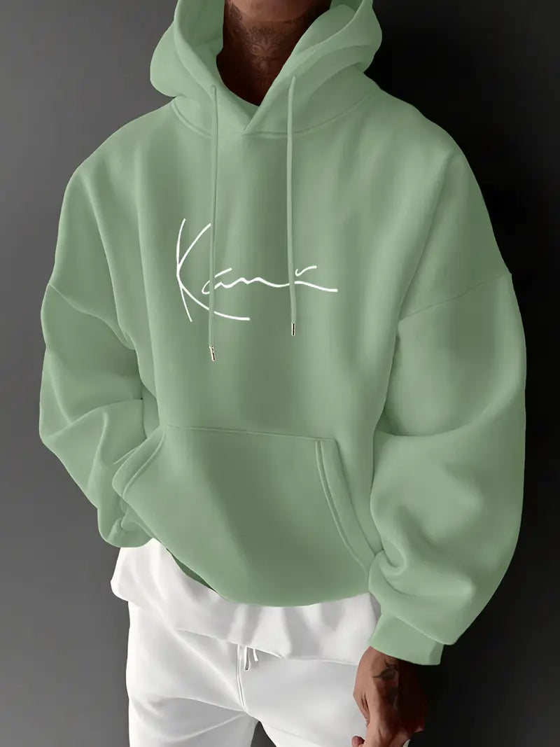 Jayasuriya – Bequemer Kapuzenpullover Mit Unterschrift Aufdruck