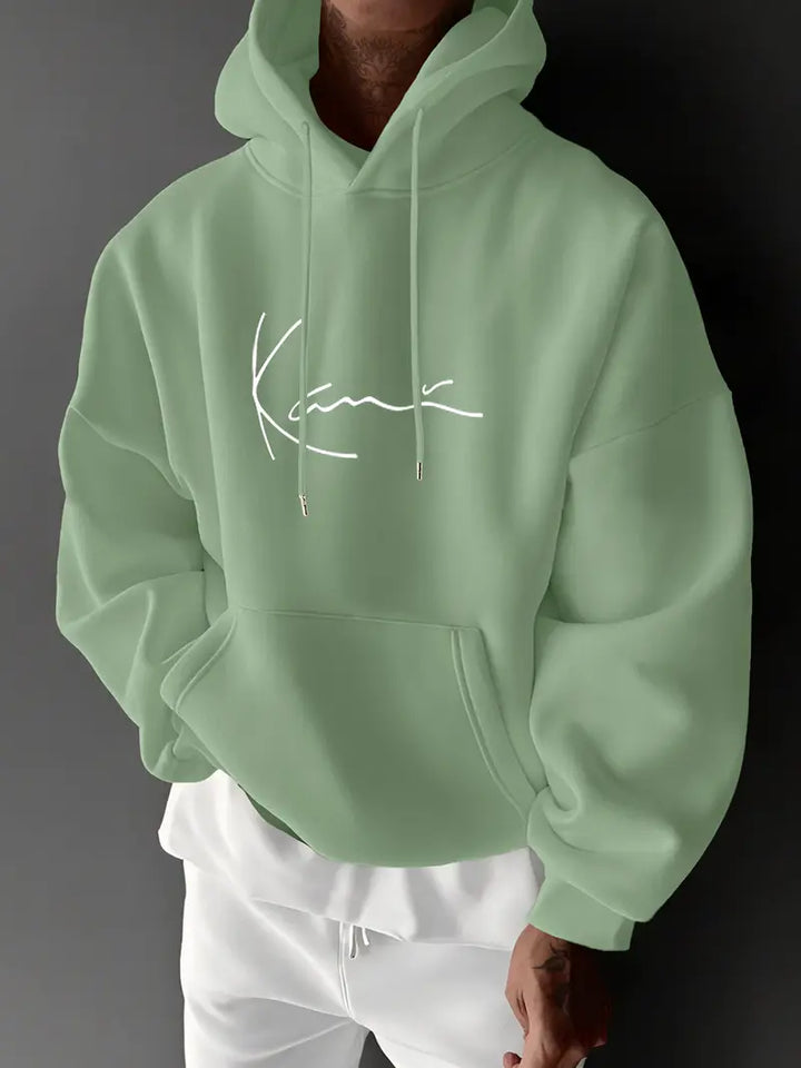 Jayasuriya – Bequemer Kapuzenpullover Mit Unterschrift Aufdruck