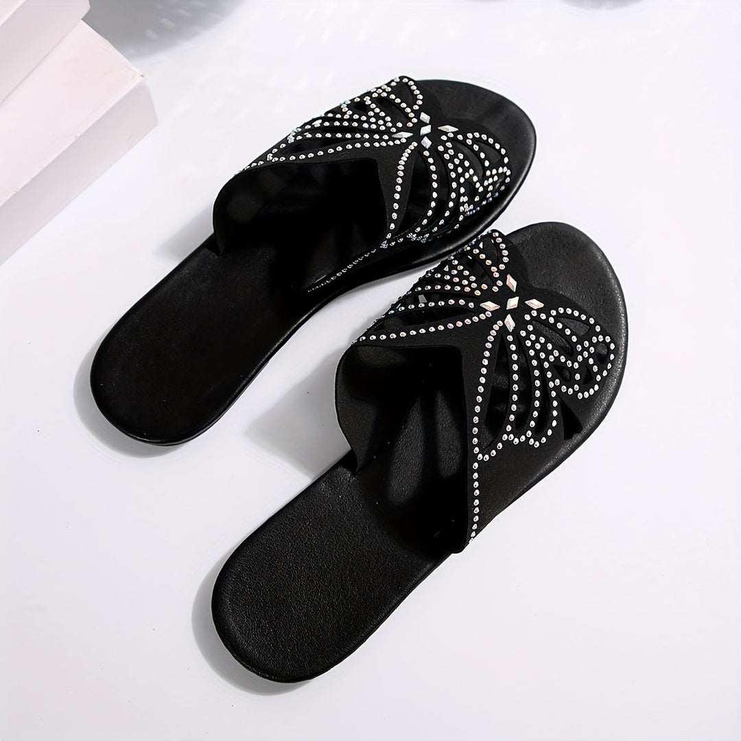 Trishia – Flache Sandalen Mit Schmetterlingsmuster
