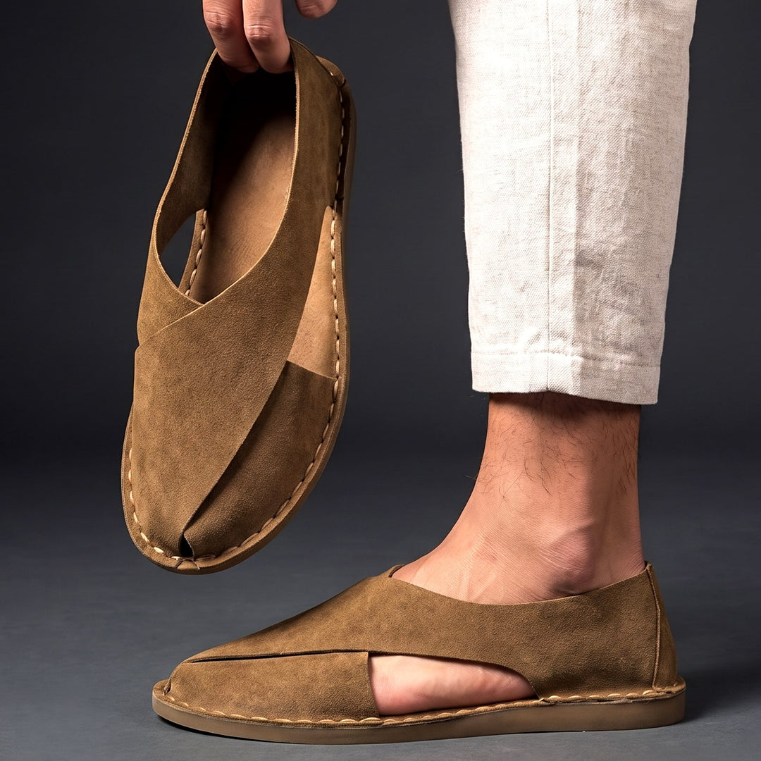 Jasprit - Stylische Mules Aus Wildleder